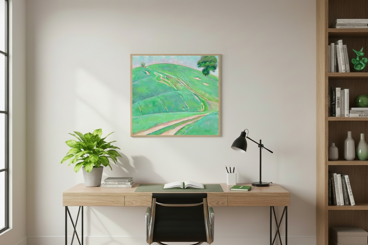 "Pavlov Hills" Canvas Art Print by Vitali Komarov
