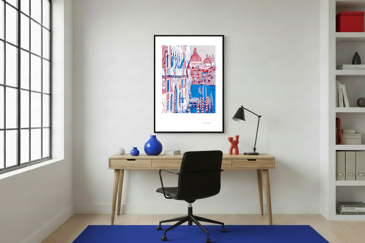 "Spring on Grand Canal" from the "Flowering Graphics" Series
