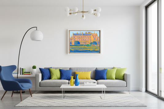 Chateau Lednice. High Summer.