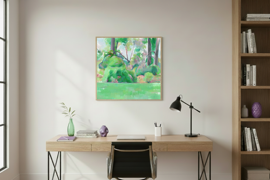 "Lednice Grove" Canvas Art Print by Vitali Komarov