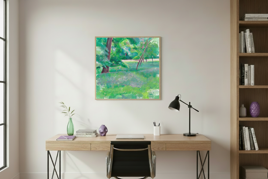 "Castle Park" Canvas Art Print by Vitali Komarov