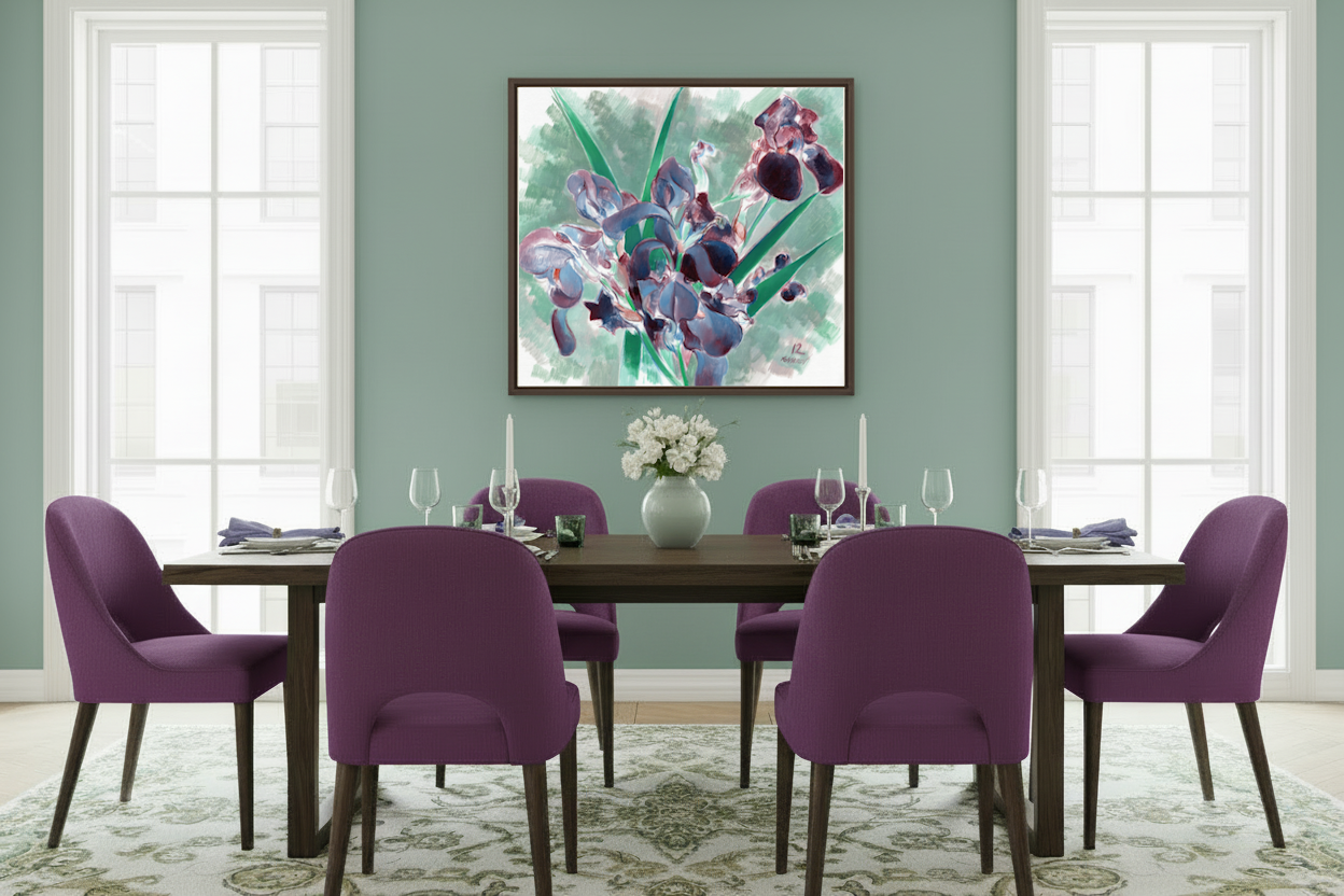 "Moravian Blue" Canvas Art Print by Vitali Komarov