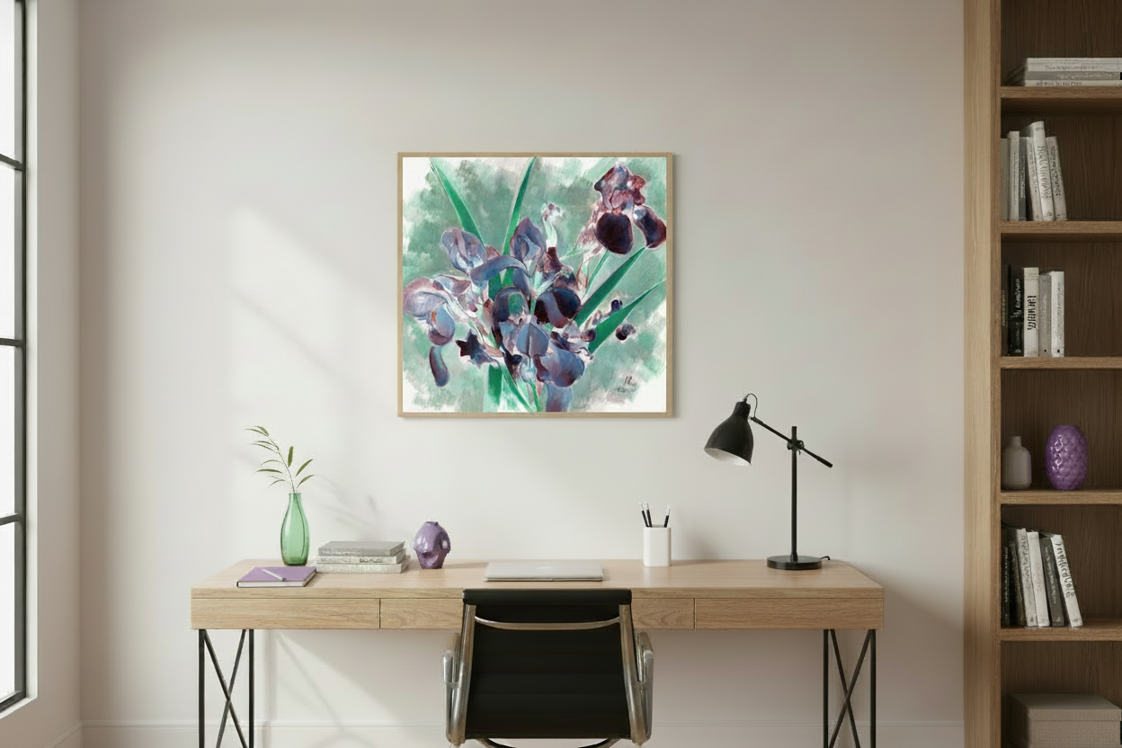 "Moravian Blue" Canvas Art Print by Vitali Komarov
