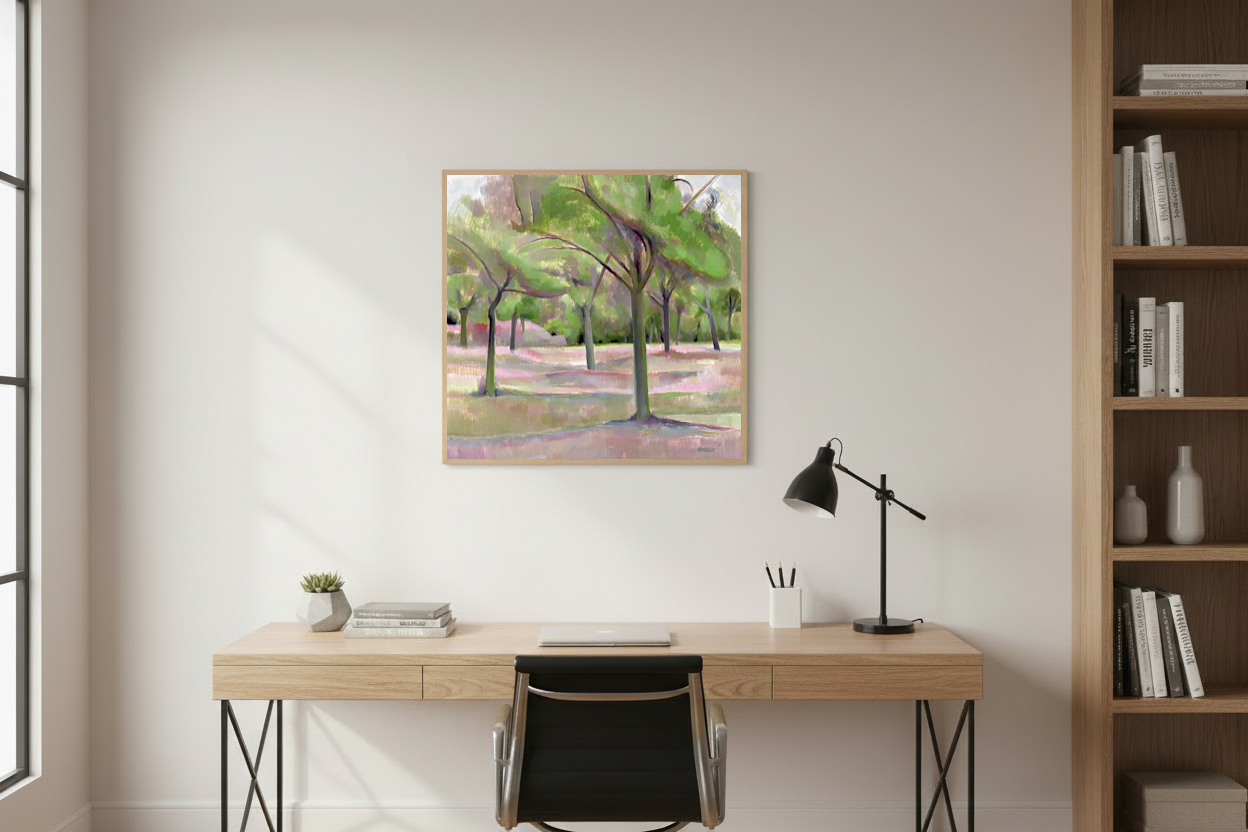 "Whispering Orchard" Canvas Art Print by Vitali Komarov