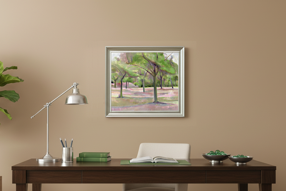 "Whispering Orchard" Canvas Art Print by Vitali Komarov