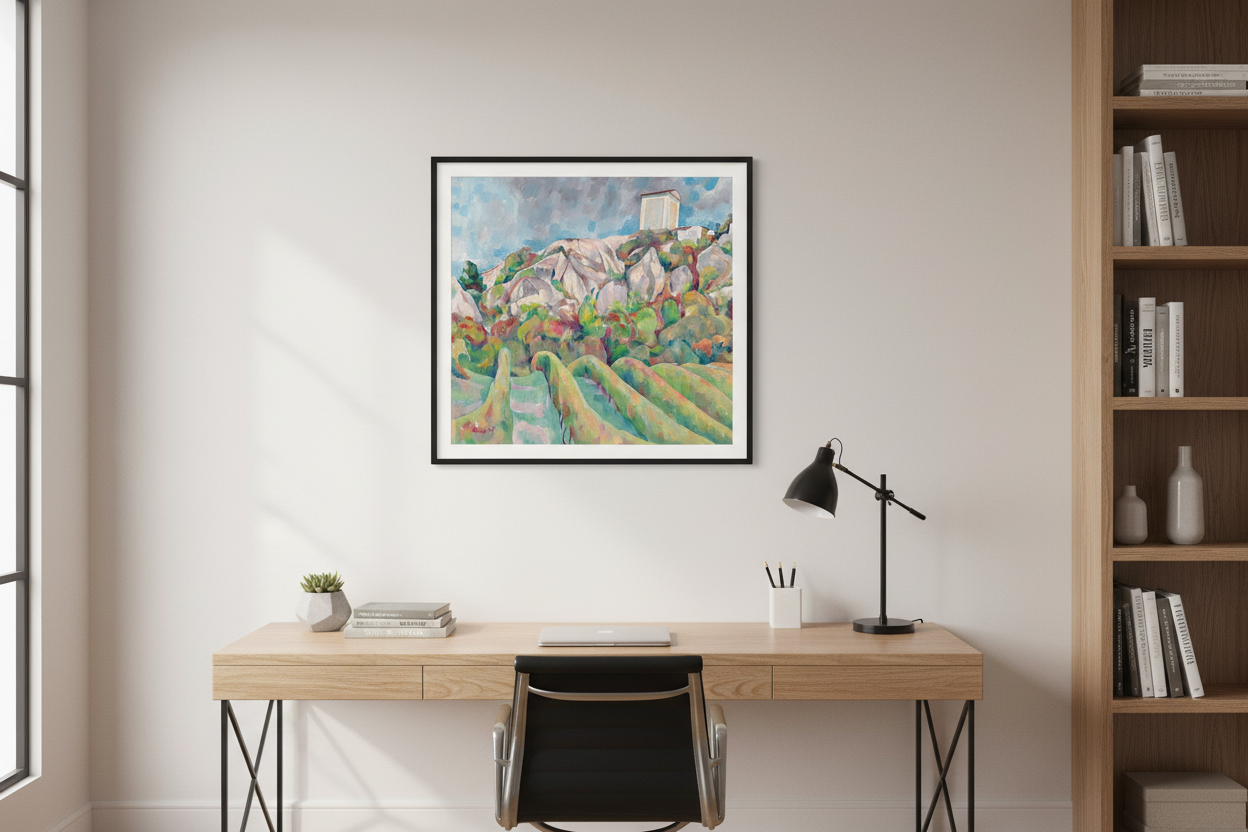 "Vineyards near Holy Hill" Canvas Art Print by Vitali Komarov