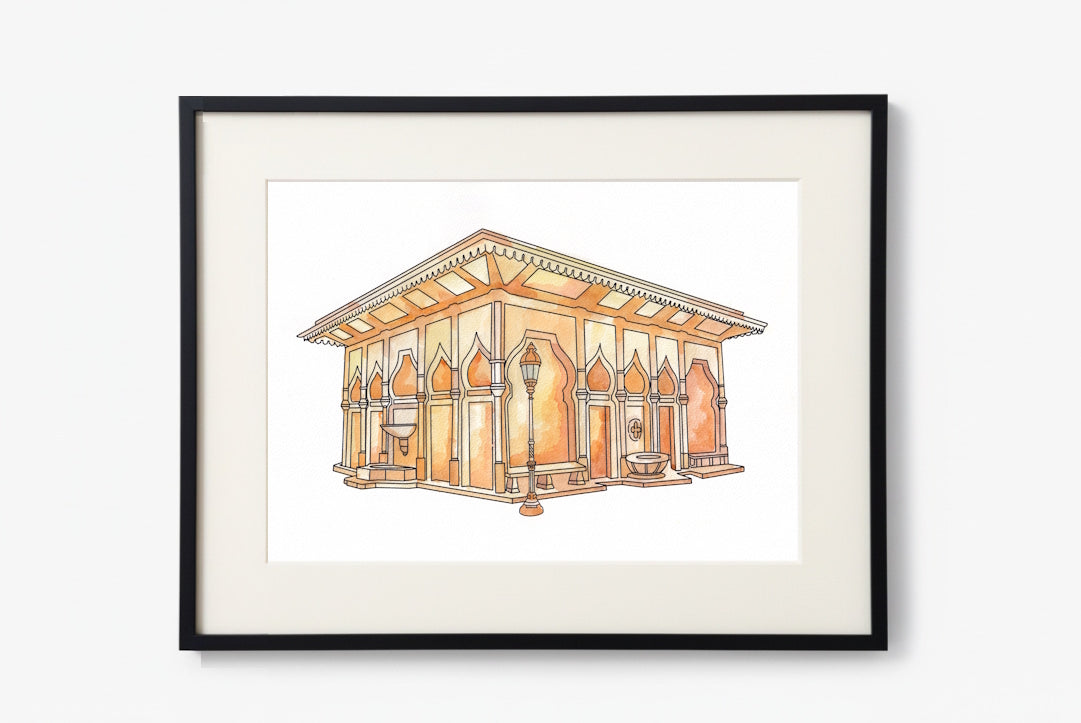 Moorish Waterworks at Lednice Castle, Limited Edition print 2026