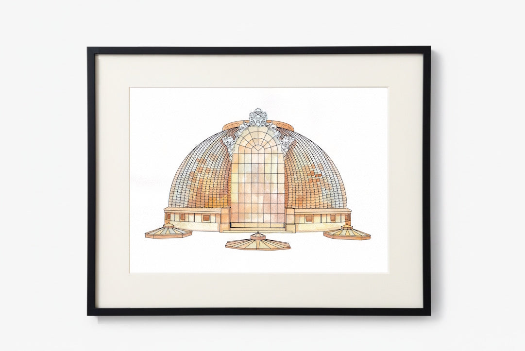 Lednice Palm Greenhouse, Limited Edition print 2026