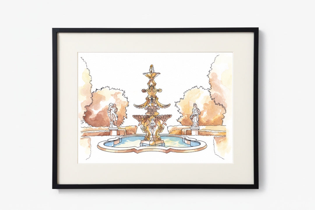 Venetian Fountain at Lednice Castle, Limited Edition print 2026