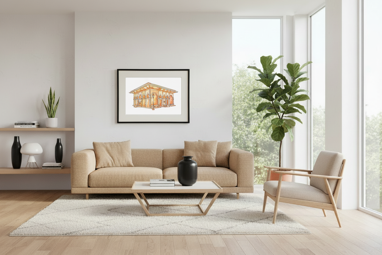 Moorish Waterworks at Lednice Castle, Limited Edition print 2026