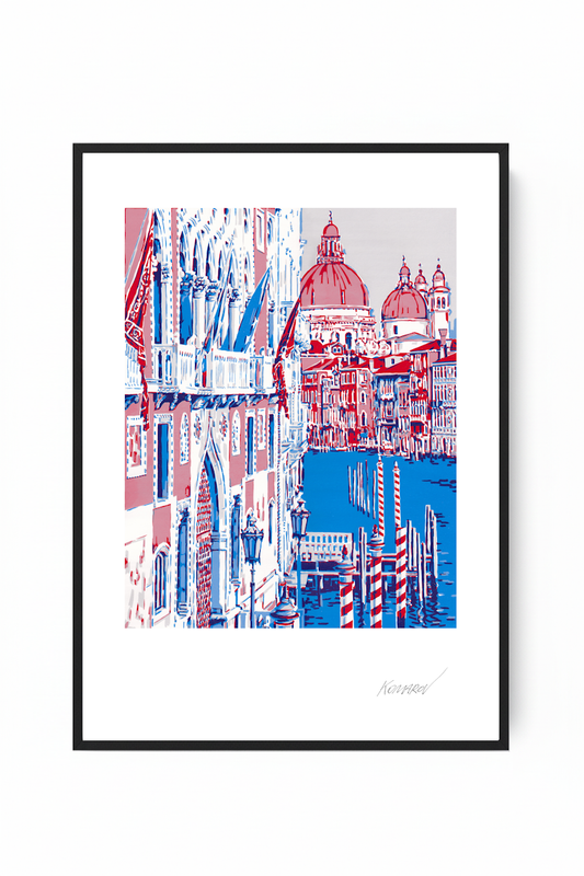 "Spring on Grand Canal" from the "Flowering Graphics" Series