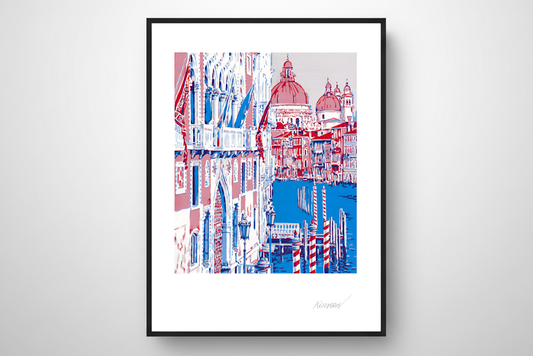 "Spring on Grand Canal" from the "Flowering Graphics" Series