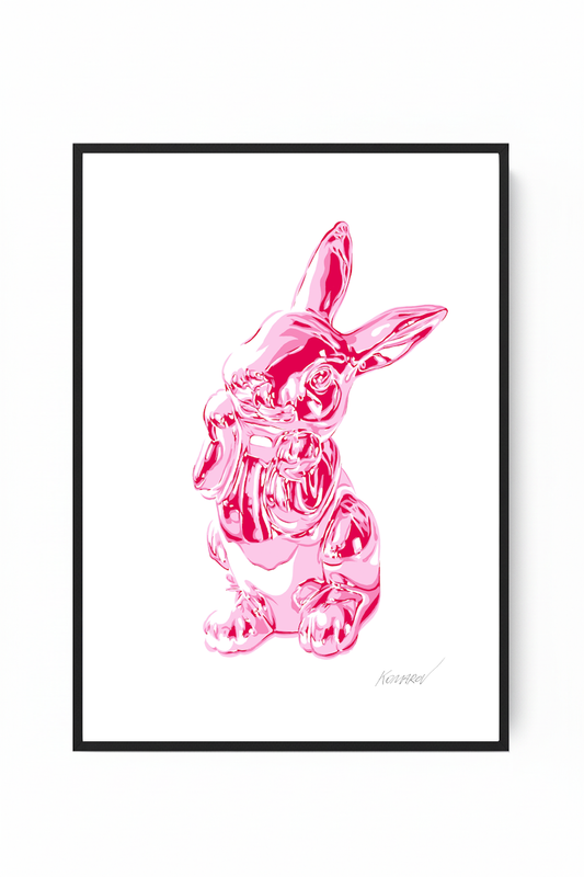 "Fiery Bunny" from the "Flowering Graphics" Series