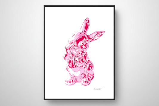 "Fiery Bunny" from the "Flowering Graphics" Series