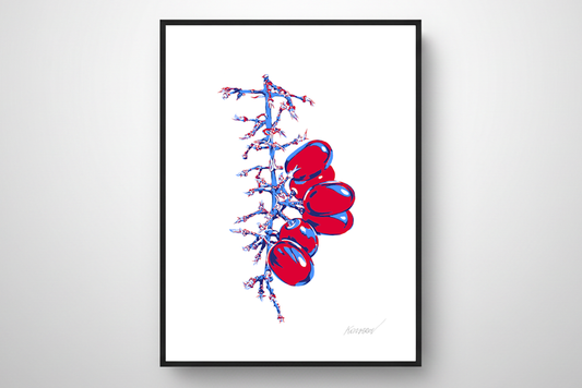 "Grapes" from the "Flowering Graphics" Series