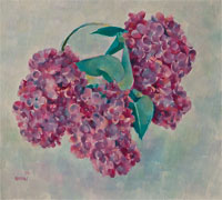 Original oil flower painting no.1002