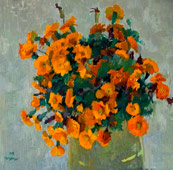 Original oil flower painting no.10276
