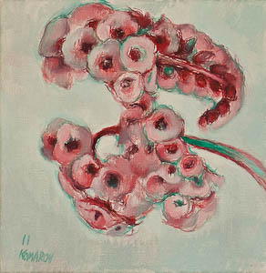 Original oil flower painting no.1062