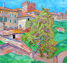 Tuscany oil painting no.474