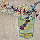 Original oil flower painting no.840