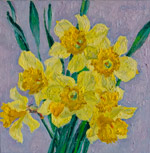 Original oil flower painting no.845