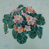Original oil flower painting no.879