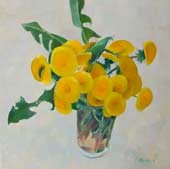 Original oil flower painting no.947