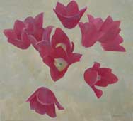 Original oil flower painting no.949