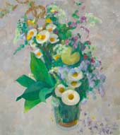 Original oil flower painting no.954