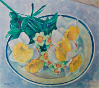 Original oil flower painting no.991