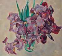 Original oil flower painting no.995